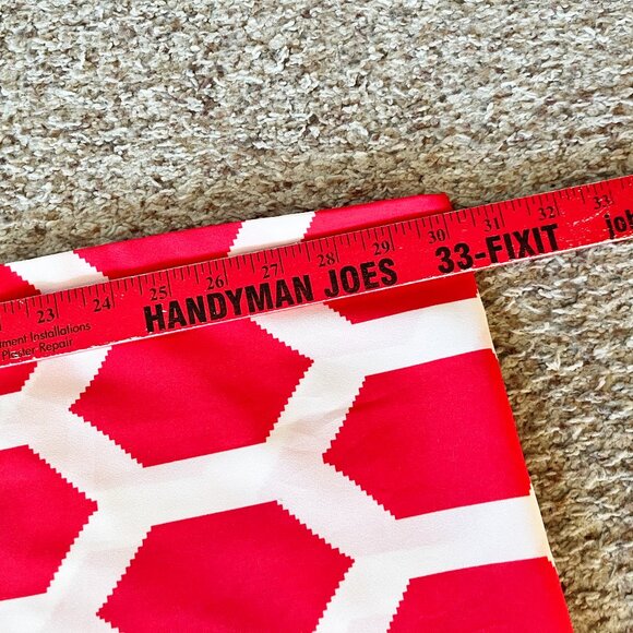 Nebraska Cornhuskers Infinity Scarf Red and White with silver glitter letters - Picture 5 of 7